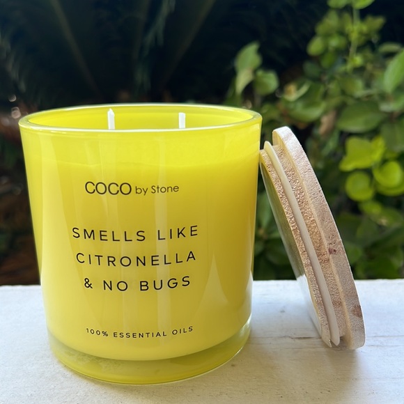 Coco by Stone Citronella Candle - Picture 5 of 9